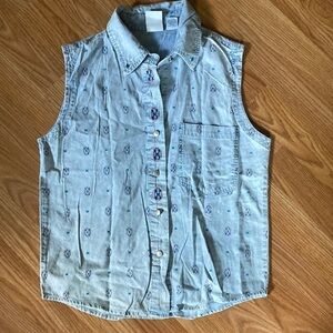 Vintage nuovo denim vest